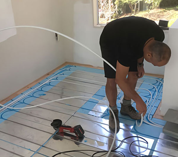 retrofit under floor heating